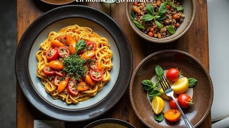 Recettes Gourmandes en un Temps Record